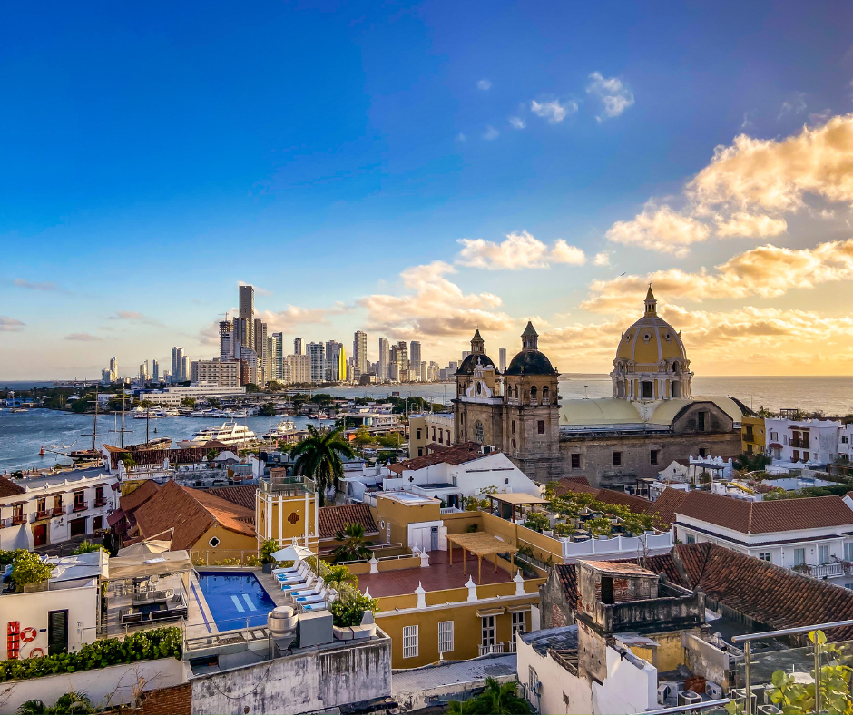 Cidade amuralhada de Cartagena, Colômbia